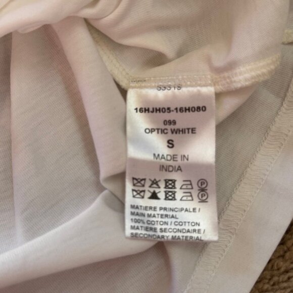 Chloe Small Lace Sleeve Blouse 100% Cotton Optic White NWT MSRP $1,051 - Picture 6 of 6